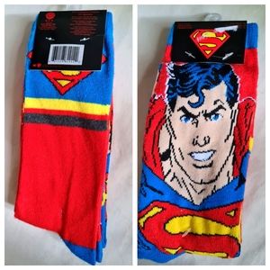 SUPERMAN Crew Socks - Set of 2 pairs 🧦🧦 Brand-New!